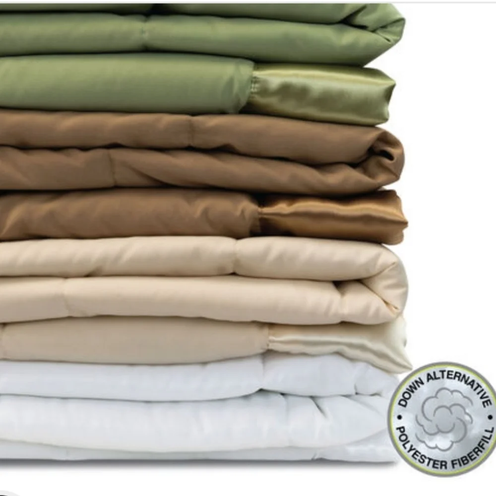 💕HP💕NEW Khaki Microfiber Down Alternative Blanket💕